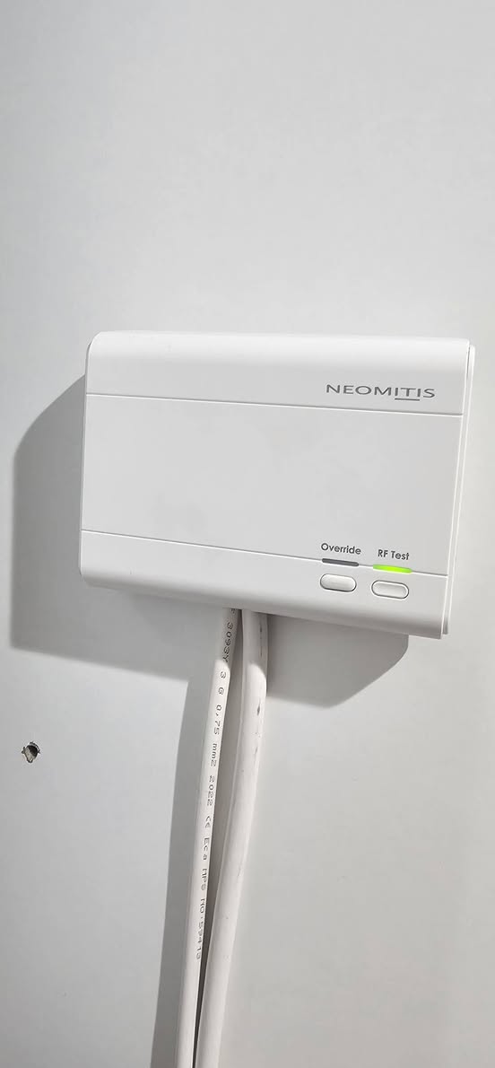 Heating receiver successfully replaced and central heating restored — RCD Electrical Installations Sheffield
