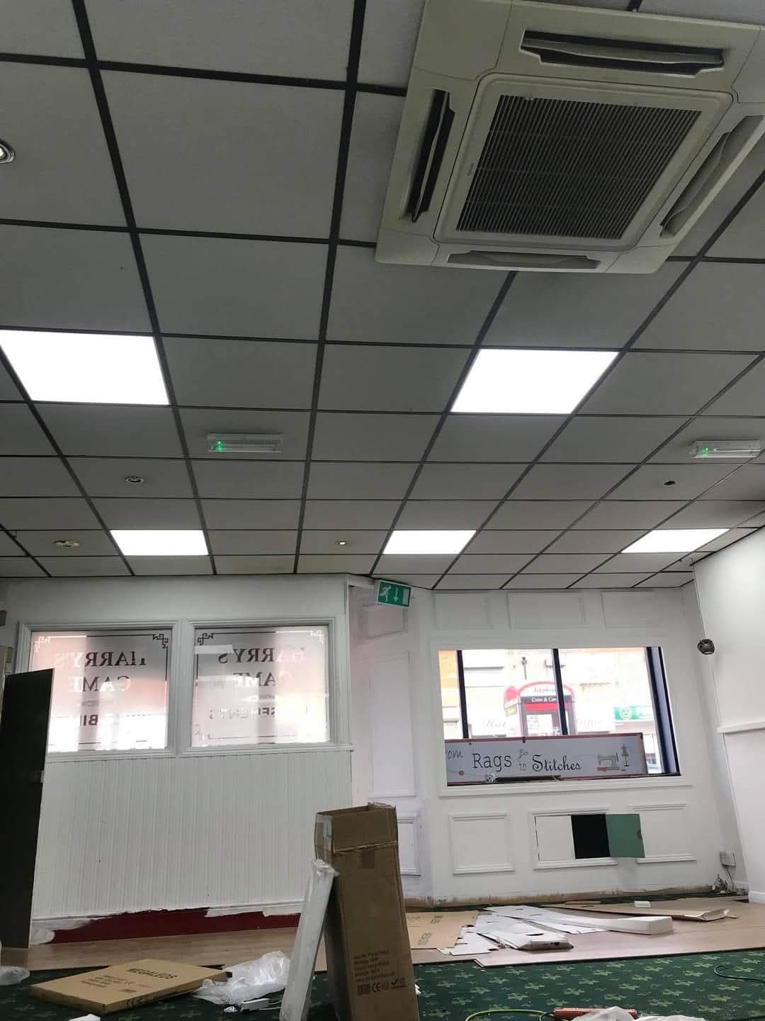 Office and shop lighting installation by RCD Electrical Installations — Sheffield certified electrician